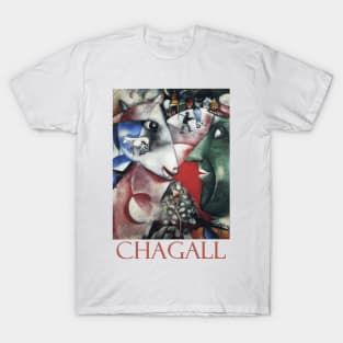 I and the Village (1911) by Marc Chagall T-Shirt